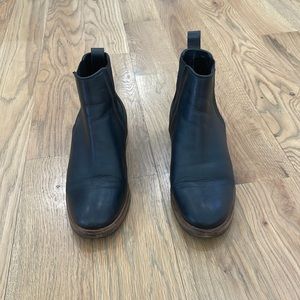 whistles chelsea boots, size 38, black